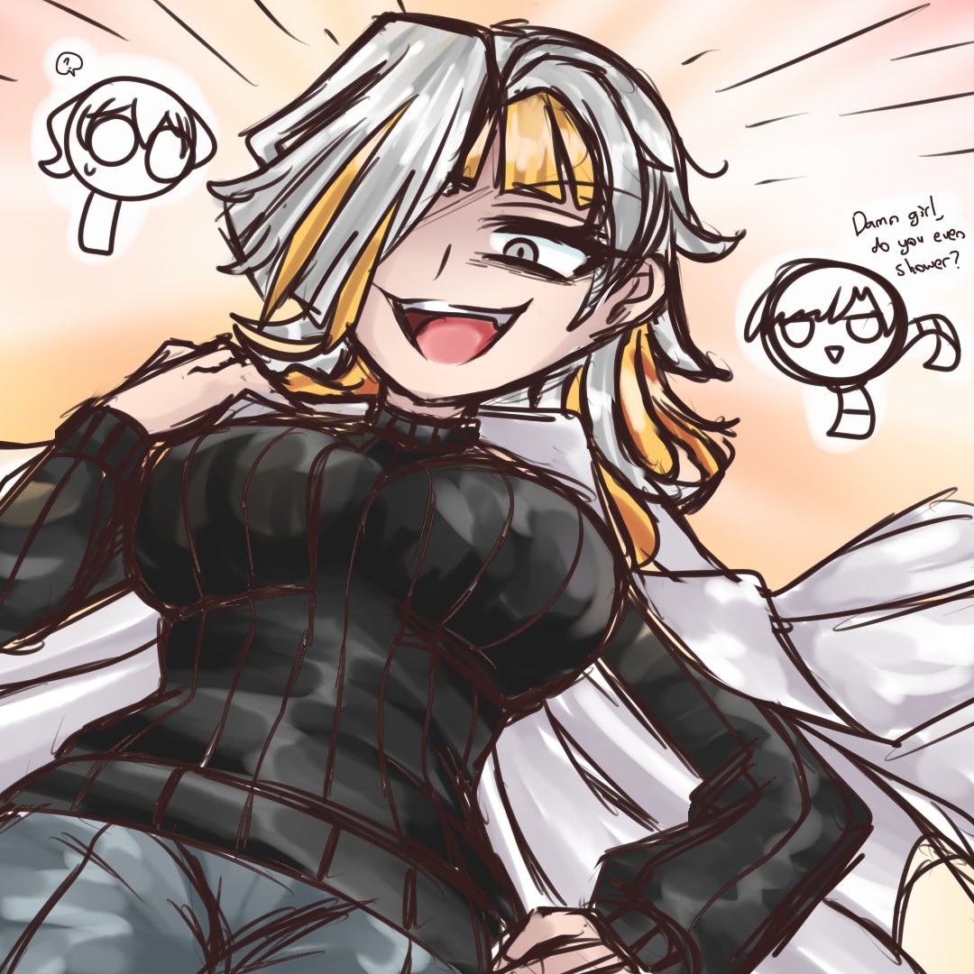 It's called aura, Demian Wanted to draw NFaust's uptie 1 outfit on her ...