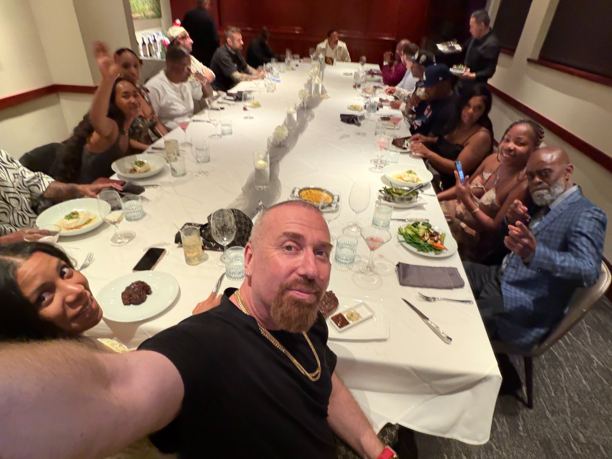 djvlad's tweet photo. Thank you to everyone who came to my birthday dinner last night. Johnny Gill, John Salley, Judge Mathis, Edi I Mean, TK Kirkland, Adam22, Riemoh, Freeway Ricky, Trap Lore Ross, Karl Kani, Wack 100, Dean Lemon, and everyone else who came. I’m truly honored to have such great people in my life.