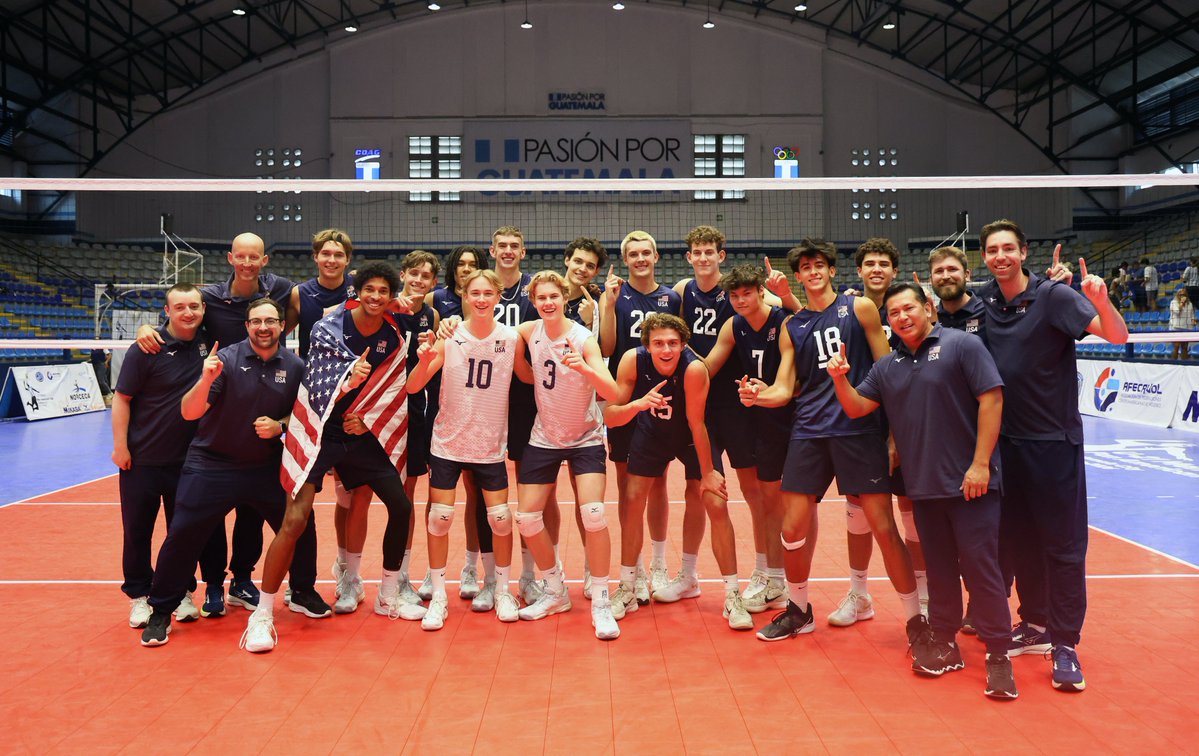 HawaiiMensVB's tweet photo. Big congrats to Kainoa Wade and Trevell Jordan for helping the U.S. capture the U21 Pan American Cup. Wade was selected as the tournament’s Most Valuable Player and Best Server. 

Former UH assistant Donan Cruz was head coach of the team.

📸: NORCECA
#GoBows https://t.co/EwYw0Jg6O2