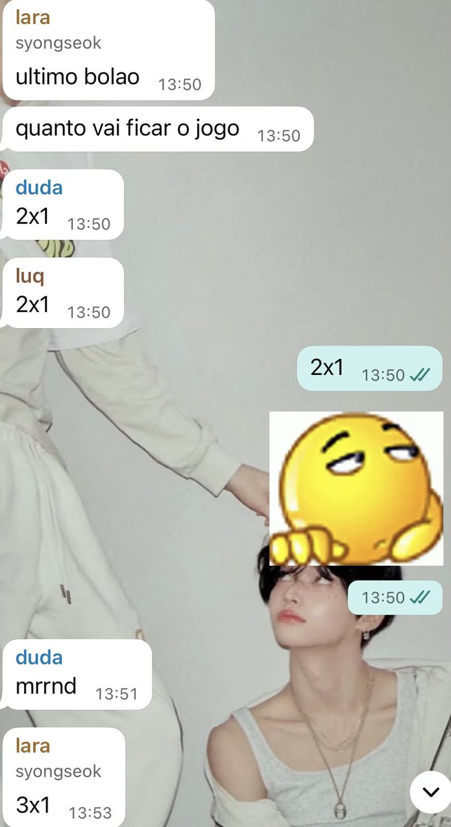 wonxinseo's tweet photo. essa lara nunca vai ter nada na vida https://t.co/Xvdnay9f6O
