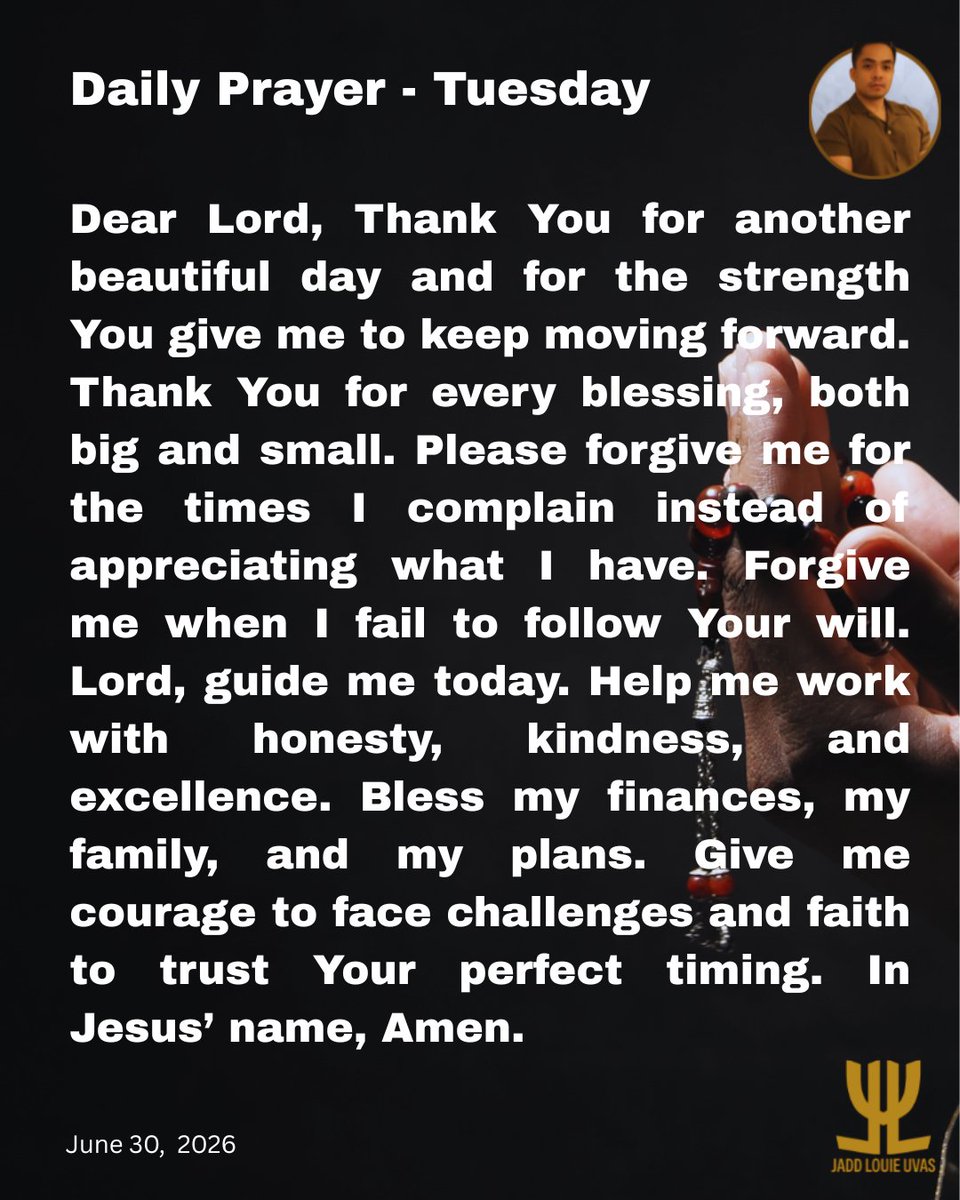 MagicJaddXXX's tweet photo. Please Like and Share. 😇🙏❤️ #DailyPrayer #FaithOverFinances #GodProvides https://t.co/nWEj4VUCDQ