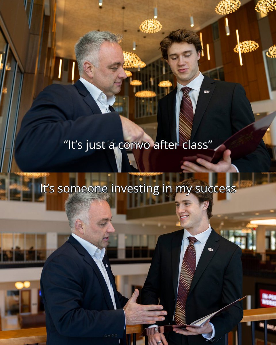FSUWertheim's tweet photo. The little moments aren’t so little after all... :) https://t.co/qt1QOmiOHB