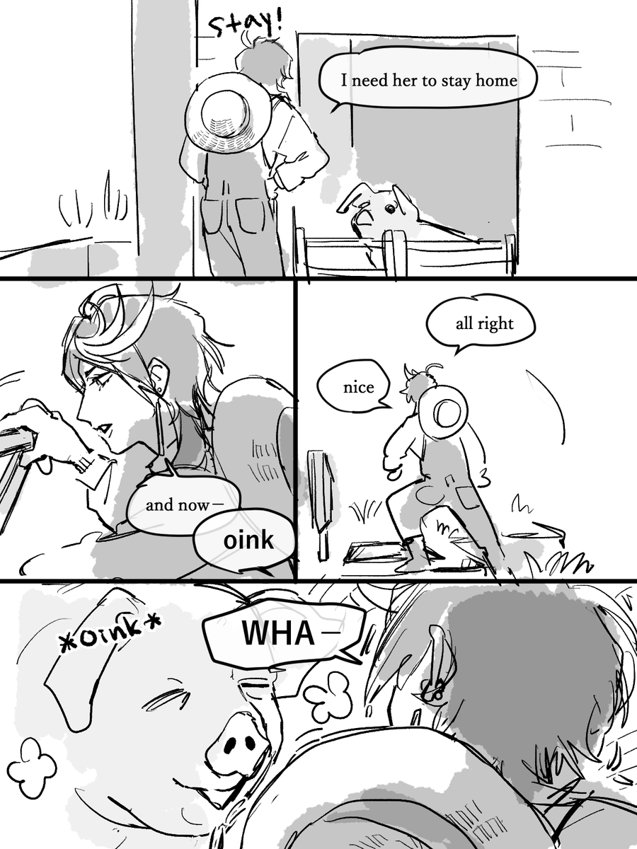 sunsunsun_yeah's tweet photo. 🐖 #YaminoArt https://t.co/t8slhzINq0