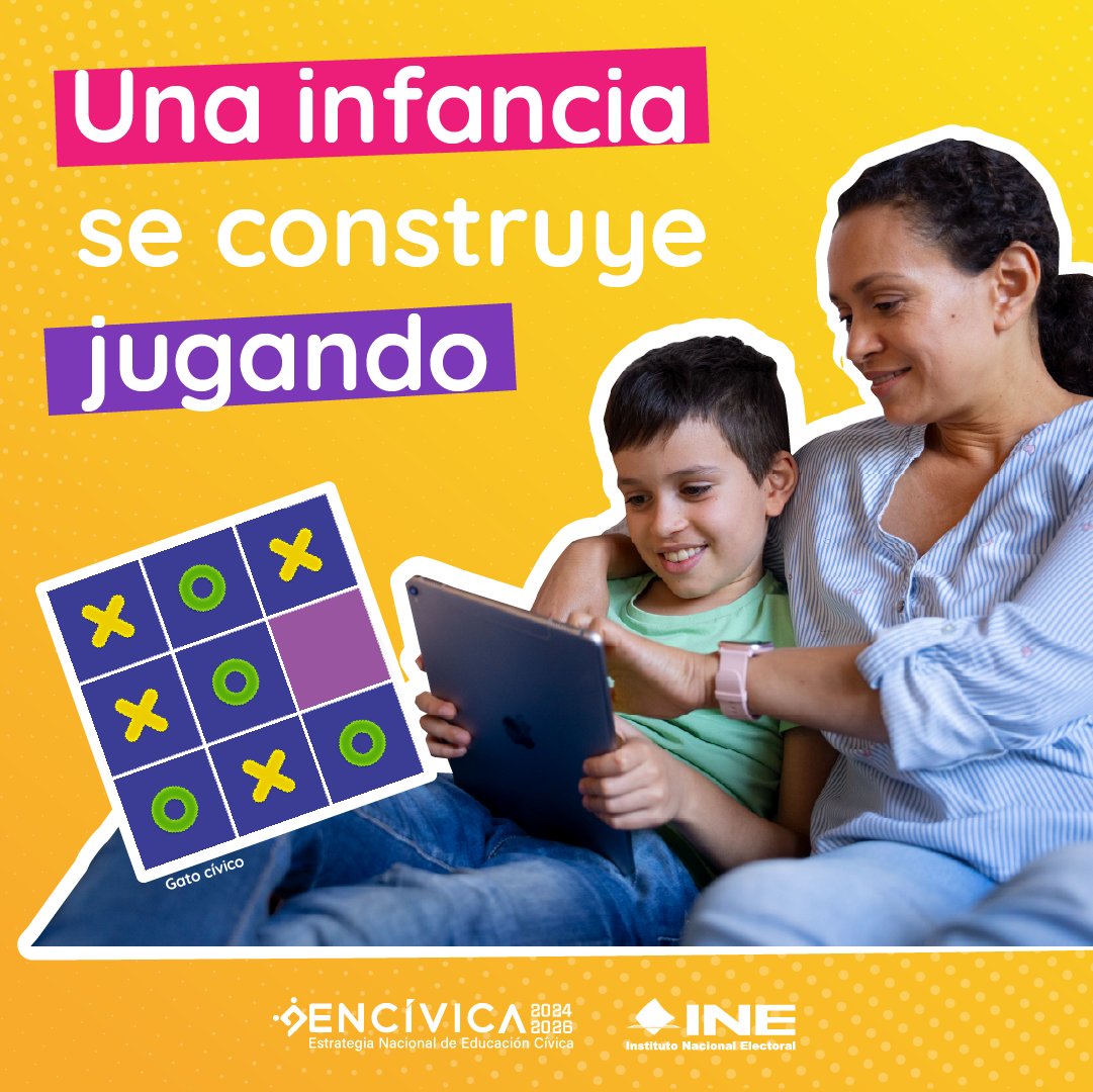 10_jde's tweet photo. Vista Juegos INE y descubre una plataforma divertida y segura donde tus hijas e hijos pueden conocer sobre valores, derechos y responsabilidades.

🔗 https://t.co/8bmbqySET4

#JuegosINE #ENCÍVICA https://t.co/FxLfaUo3S3