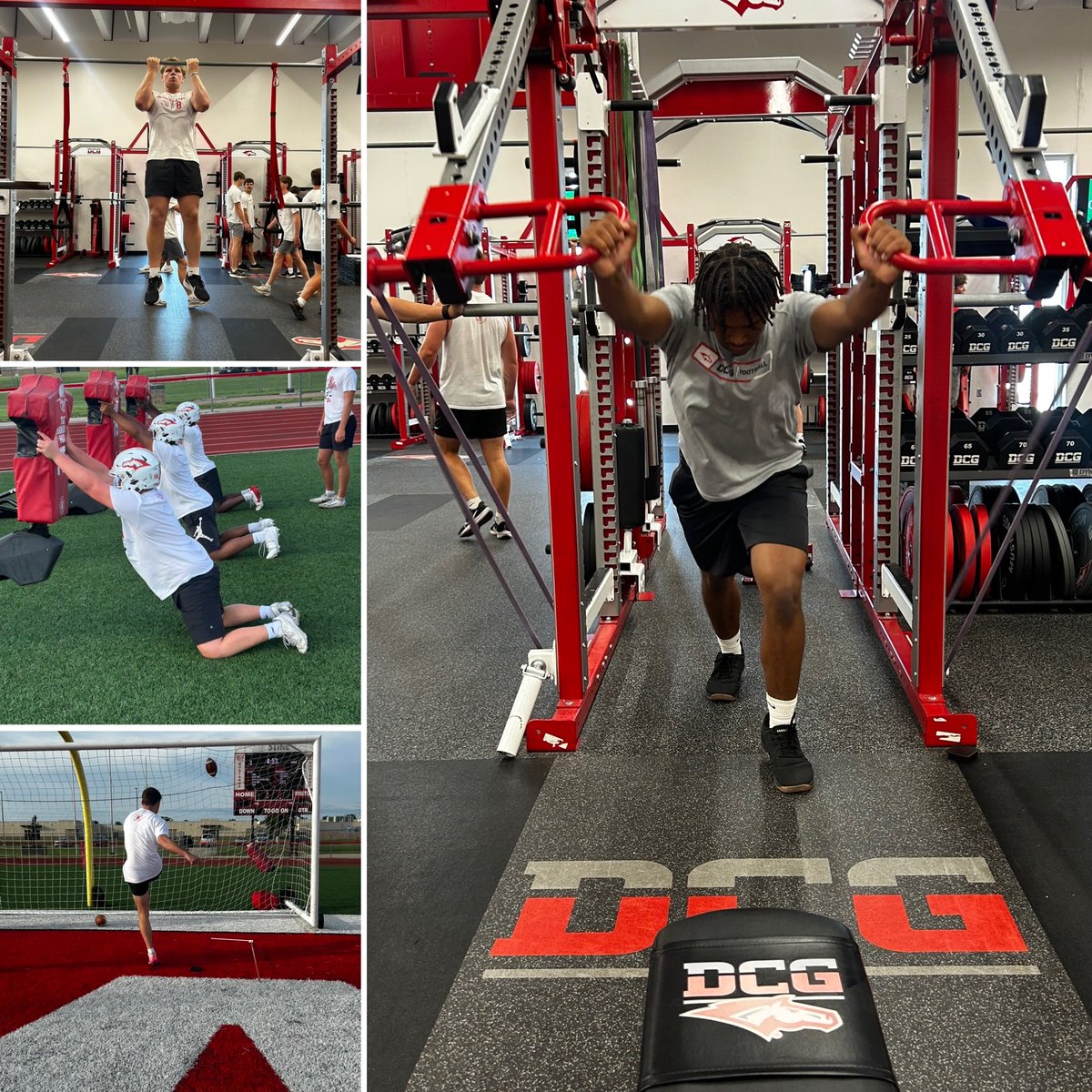dcgfootball's tweet photo. New week ➡️ unlocked 
5 weeks till camp - work yet to do
🐴🏈 https://t.co/RqQ7npXMPx