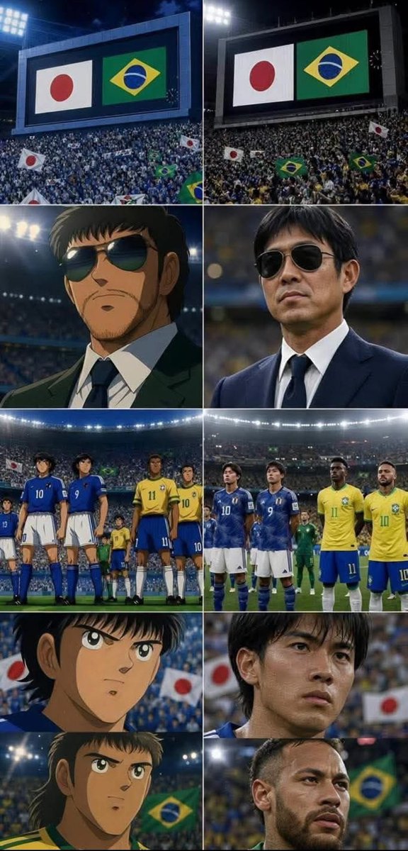 jaivobra's tweet photo. y llegó el día en el que en los #SuperCampeones se enfrentaban #Brasil vs #Japon
En la serie/manga gana Japón 3-2
y hoy en el #Mundial2026 @FIFAcom ganó Brasil 2-1
#OliverAtom tendrá que esperar...
🙌🏽✨🏆⚽🇧🇷🇯🇵 https://t.co/CEBVioMnfb
