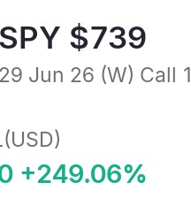 $IWM CALLS UP 420% 💎💎💎💎💎💎
$SPY calls up 250% 💎💎💎💎💎 
 [📷](https://pbs.twimg.com/media/HMAQKbuWMAEA-aT.jpg) [📷](https://pbs.twimg.com/media/HMAQKdoXg