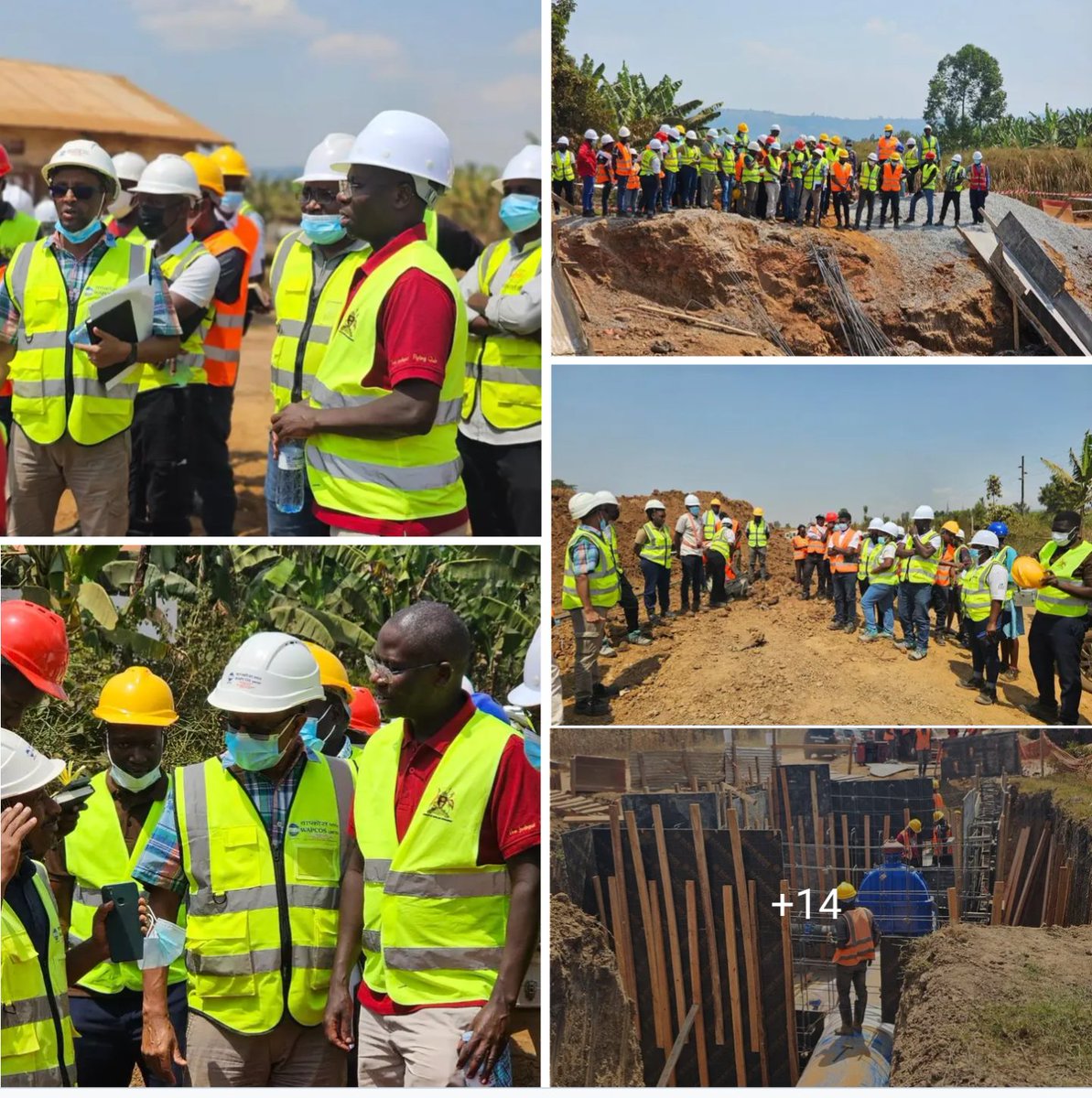 Alfrednsaba's tweet photo. 🚧The Ministry of Water and Environment through the Department of Water for Production held the 13th site meeting to assess construction progress on the Kabuyanda Irrigation Scheme Off-Farm Pipe Network. 

The construction of the Project is contracted to M/s China Railway 18th Bureau Group Corporation Limited (CR18) and the Supervising Engineer is WAPCOS Limited. 

The project is being constructed under the Irrigation for Climate Resilience Project (ICRP) with financial support from Government of Uganda and World Bank. The Project is being implemented jointly by the Ministry of Water and Environment and Ministry of Agriculture, Animal Industry and Fisheries.

The project is designed to combat Uganda’s climate vulnerabilities and significantly boost agricultural productivity. By expanding sustainable irrigation services for smallholder farmers, increasing regional water storage capacity, and fostering environment-friendly catchment management, the project relies on a market-driven approach to secure
