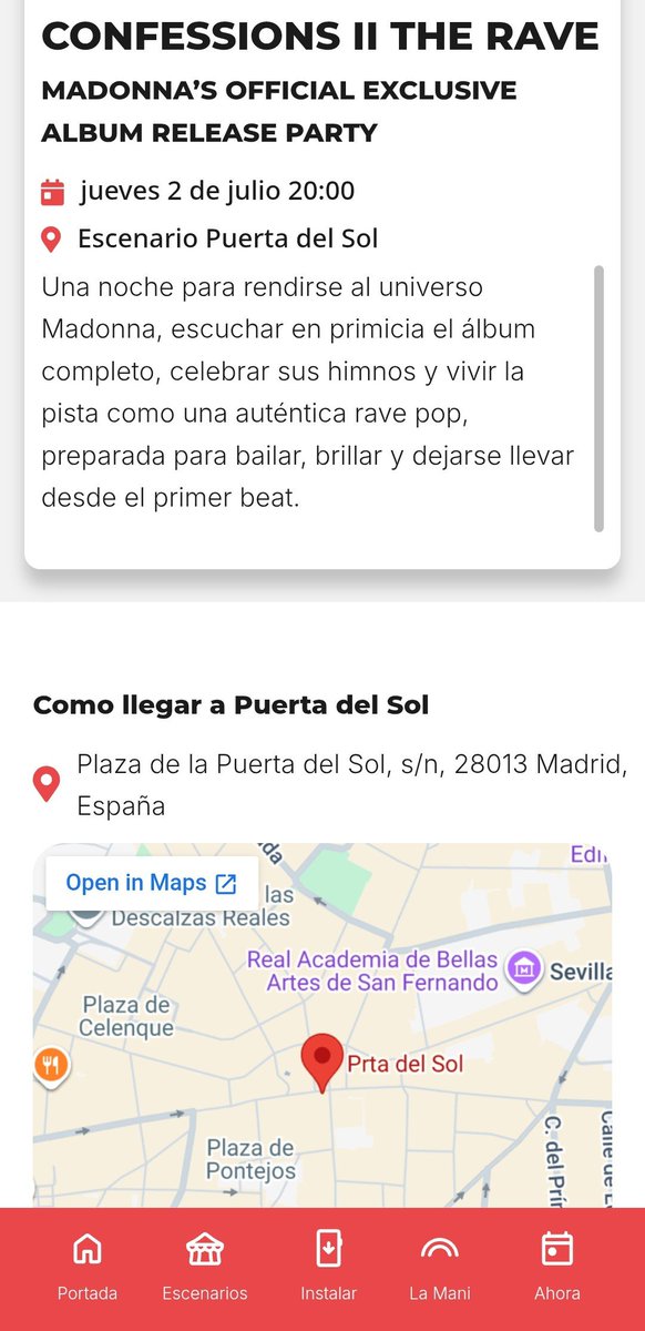 sumaparte's tweet photo. @Rodqui1989 @sergioopina_ La página de mado lo anuncian como album release party 😳 https://t.co/Hs8Vkn3uis