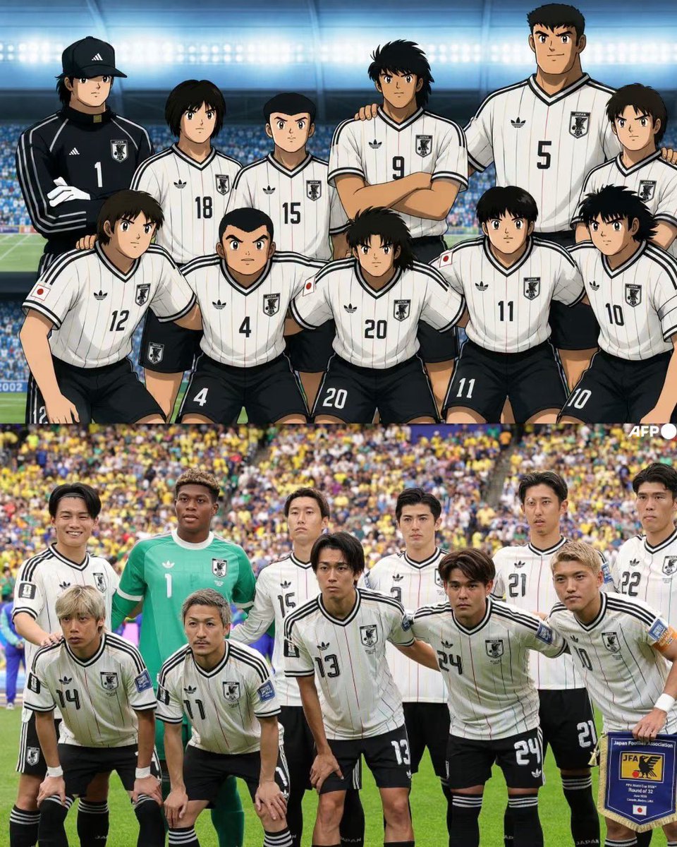 appiecule's tweet photo. Eternal respect to the real-life Super Champions!

In 2022, Japan beat both Spain and Germany at the World Cup. Now, in 2026, they put in a historic performance against the Netherlands and pushed Brazil until the final whistle.

They haven’t won the World Cup yet, but they’ve shown they can compete with any team on the biggest stage.

The Super Champions are becoming reality. 🇯🇵👏