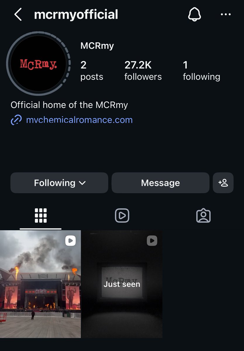 gwayupdates's tweet photo. mcr has opened official fan-focused accounts on tiktok and instagram w the username mcrmyofficial https://t.co/dnU51ogTgO