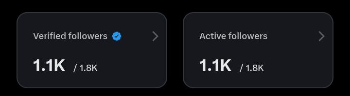 xtbnn44's tweet photo. So only verified followers are active 😭 https://t.co/iguL1qczXG