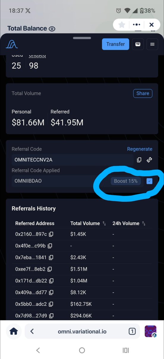detoxdead's tweet photo. @JoestarCrypto Use my invite code and start at silver tier and get 15% points boost. 
OMNITECCNV2A https://t.co/M07aHwKTt7