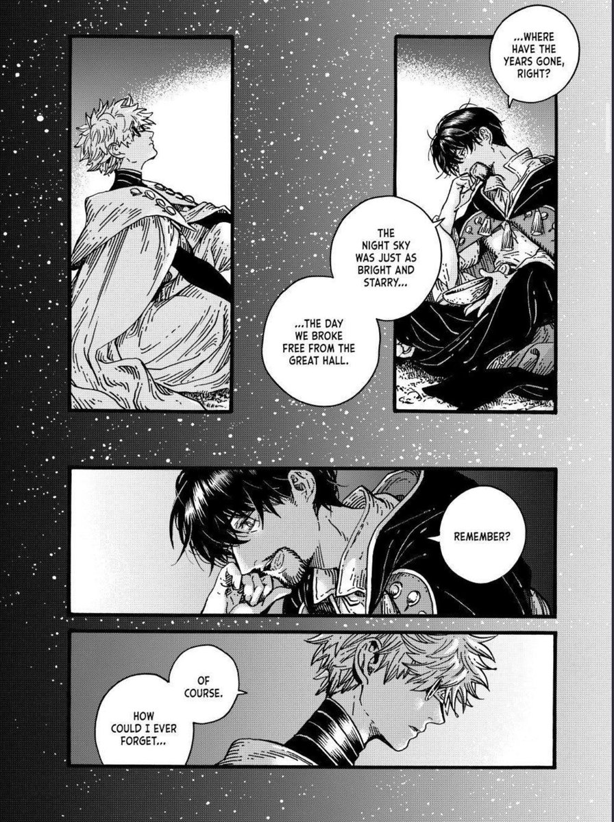 B0KVT0's tweet photo. Genuinely need to know what happened when they left the Grand Hall, like wdym “broke free” and why does Qifrey remember it so sourly https://t.co/t8GehsSriI