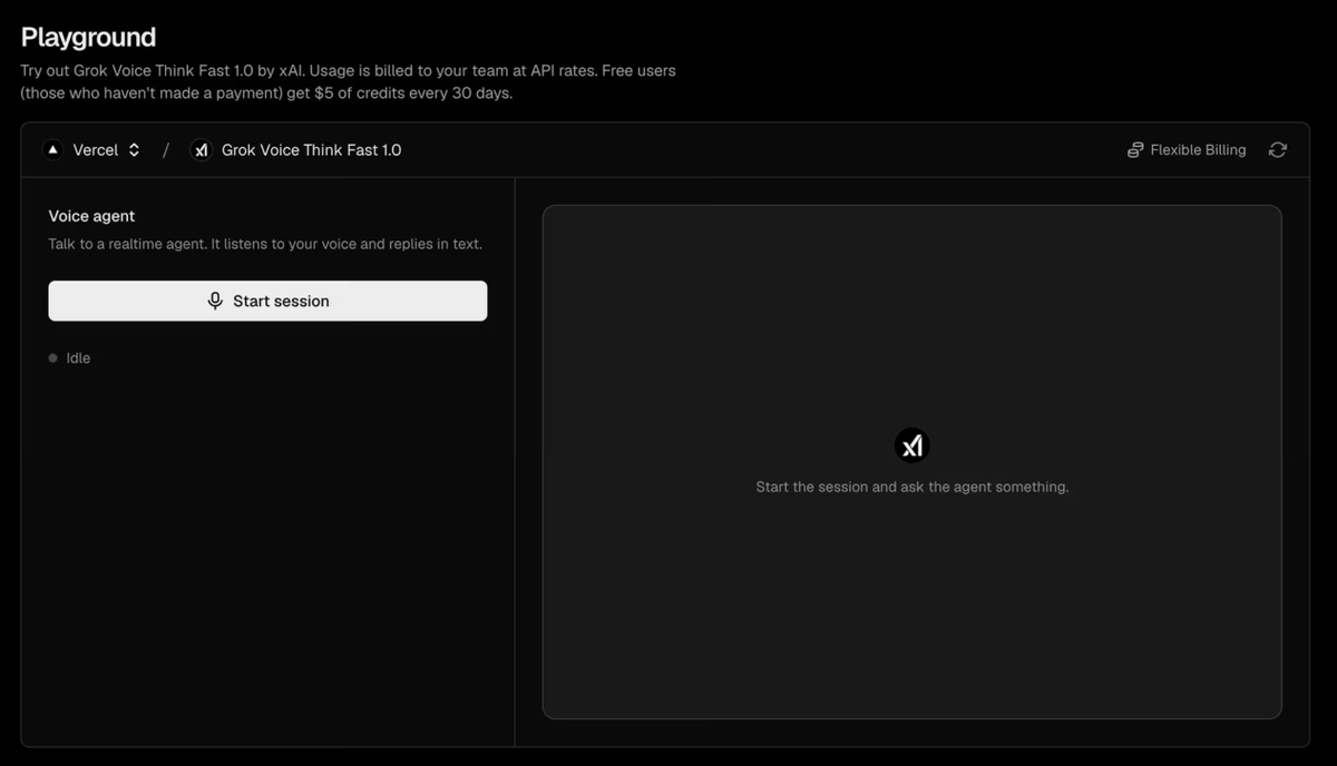 xAI’s Grok audio models are now live on Vercel AI Gateway Builders can ...