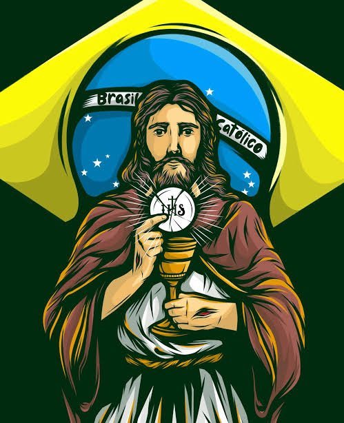 abracetradicao's tweet photo. O Brasil não perdeu um único jogo nesta copa jogando no dia de Santo Antônio, no dia de São Romualdo, no dia de São João Batista e no dia de São Pedro e São Paulo.

O Brasil é um país católico. 🇧🇷✝️ https://t.co/Nqq78sd2TK