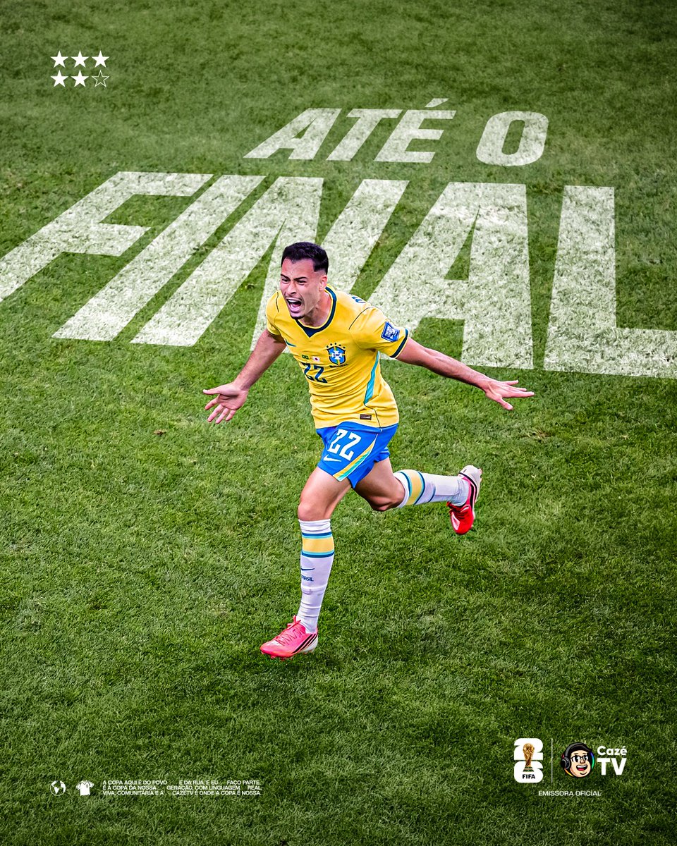 CazeTVOficial's tweet photo. Até o fim. Isso é Seleção Brasileira. Tradição não se compra. Somos os pentacampeões do mundo. E vamos lutar pelo hexa até a última gota. 🏆🏆🏆🏆🏆🌟🇧🇷 https://t.co/9HL75oWVev
