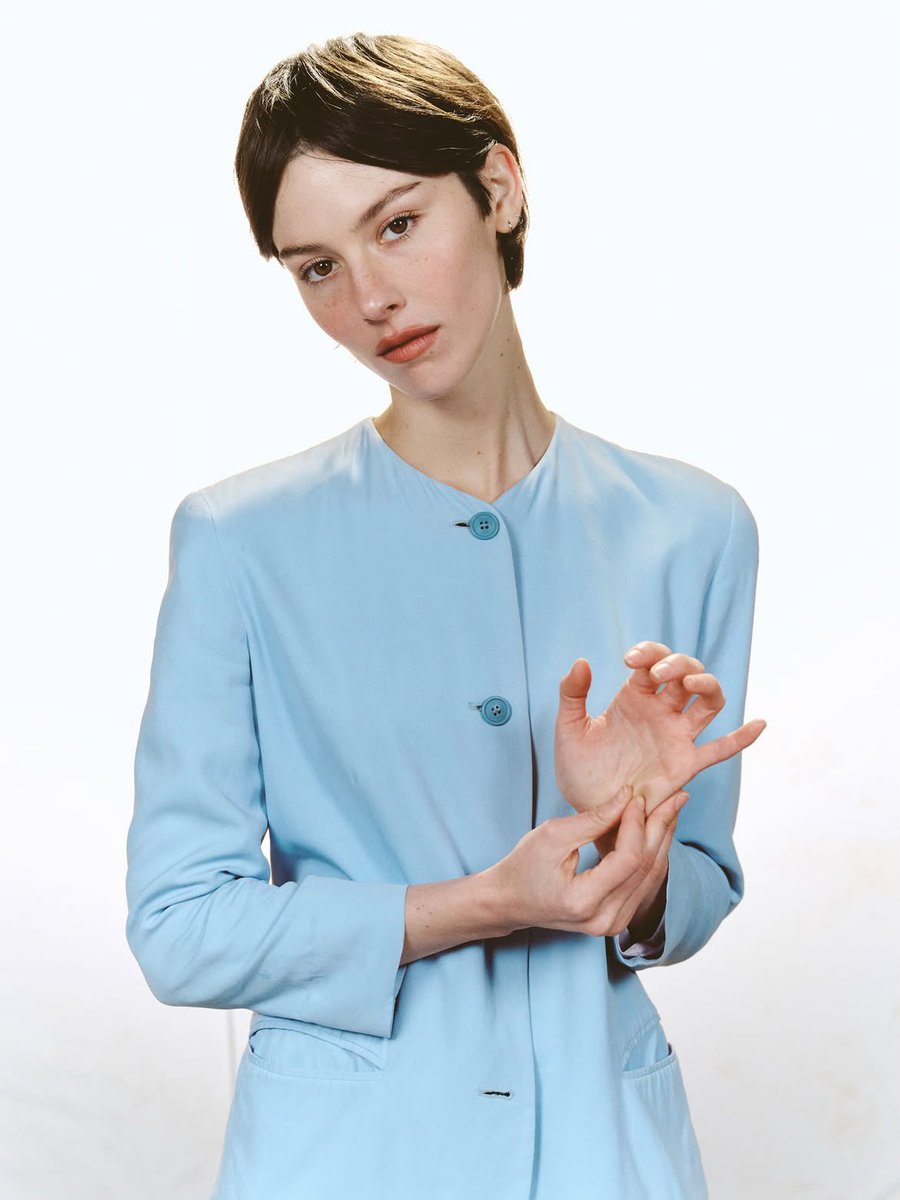 GRAClENATION's tweet photo. More of Gracie for The New York Times, photographed by Caroline Tompkins 🩵 https://t.co/N0O6zAhvFg