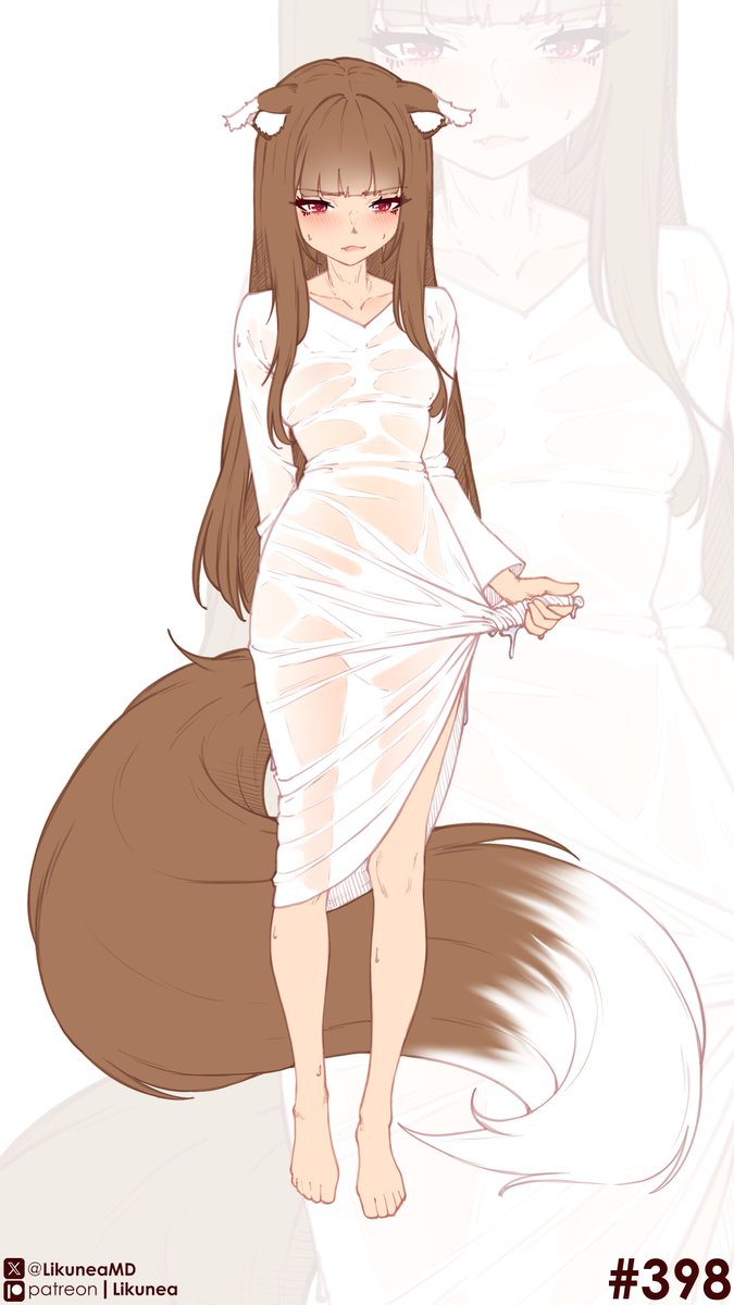 LikuneaMD's tweet photo. 🌾Day  398🌾                                 

Early access to finished works and polls:                                https://t.co/IQIfL4BWDn 

#100日チャレンジ #daily_holo #holo #horo #spiceandwolf #狼と香辛料 #digitalart #digitalartwork #animegirl #nsfw https://t.co/YpXtXNKjgZ
