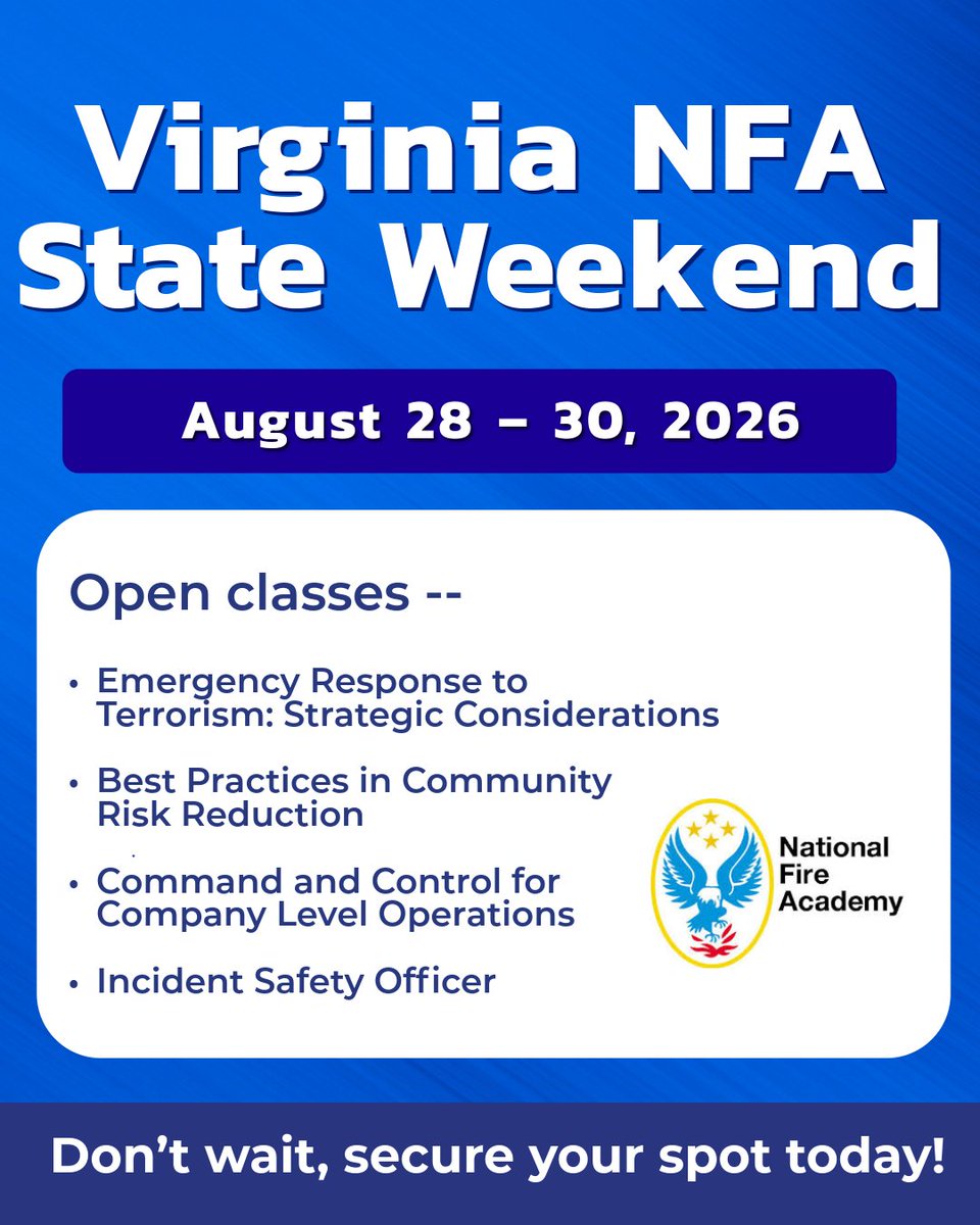 Virginia Department of Fire Programs tweet media