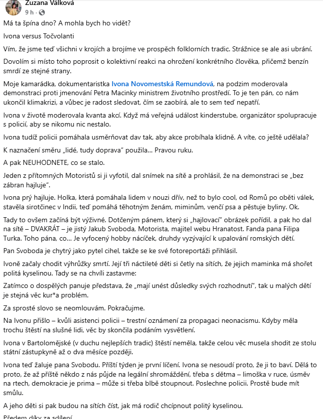 zdeneksarapatka's tweet photo. Bez milosti. Ztrestat grázly je legitimní: jde-li to soudně, bohudíky.  Řvou o "příkopech společnosti",  ale cizí děcka by polévali kyselinou. Tenhle příběh je dokumentem hnusné doby, v níž z chátry rostou Hitlerové. Buďme důslední! Buďme jako Ivona Remundová. https://t.co/eANPkUTz4O