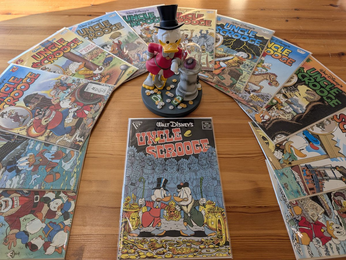 quacketeer's tweet photo. Happy 75th Birthday to the master of Duckburg history, Don Rosa! 🎂🦆

There are comic book writers, and then there are creators who shape entire childhoods. Today, I’m celebrating by bringing out some of my absolute favorites https://t.co/WKNlItwR4x
