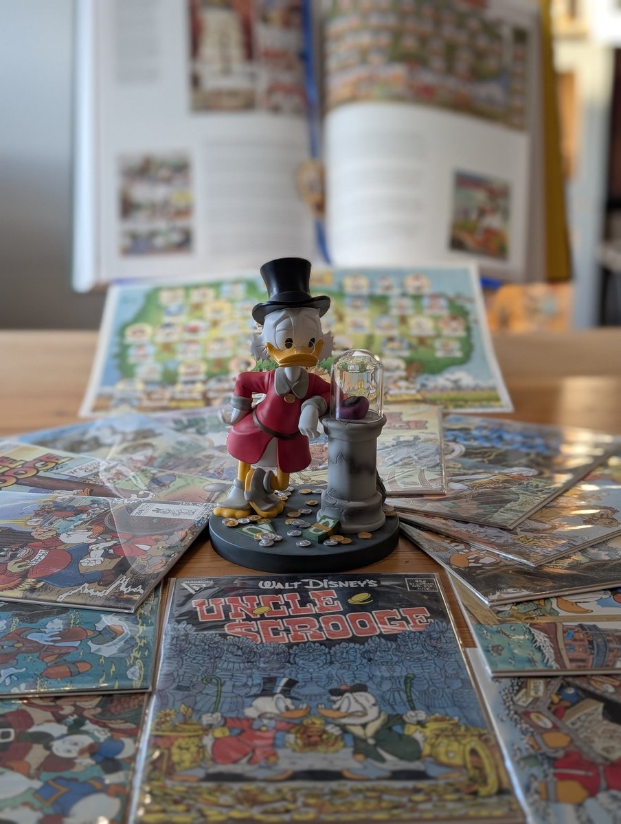quacketeer's tweet photo. Happy 75th Birthday to the master of Duckburg history, Don Rosa! 🎂🦆

There are comic book writers, and then there are creators who shape entire childhoods. Today, I’m celebrating by bringing out some of my absolute favorites https://t.co/WKNlItwR4x