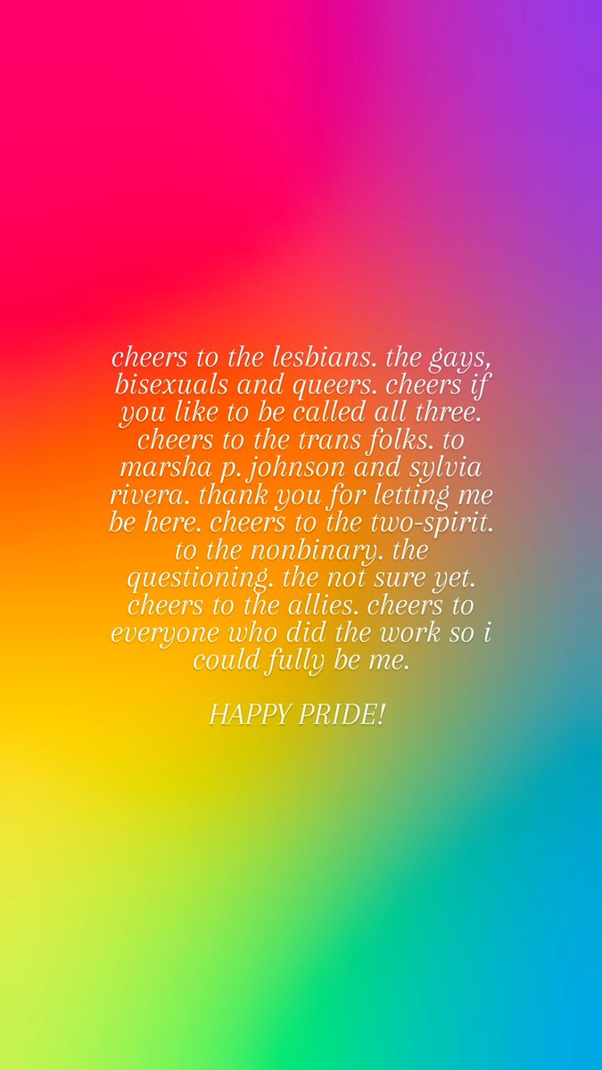 stellarsimone's tweet photo. A toast to the entire spectrum of our community. Cheers to being exactly who you are. ✨ https://t.co/uE4abBk53r