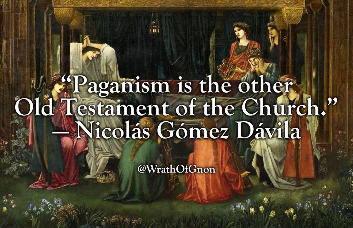 GothGuidoX's tweet photo. Once you accept that European man is psychologically and spiritually inseparable from the mythic archetypes of his old traditions, you can begin to heal the internal schism within yourself - what it truly means to be grafted onto the vine. https://t.co/a7HGuEjwZA