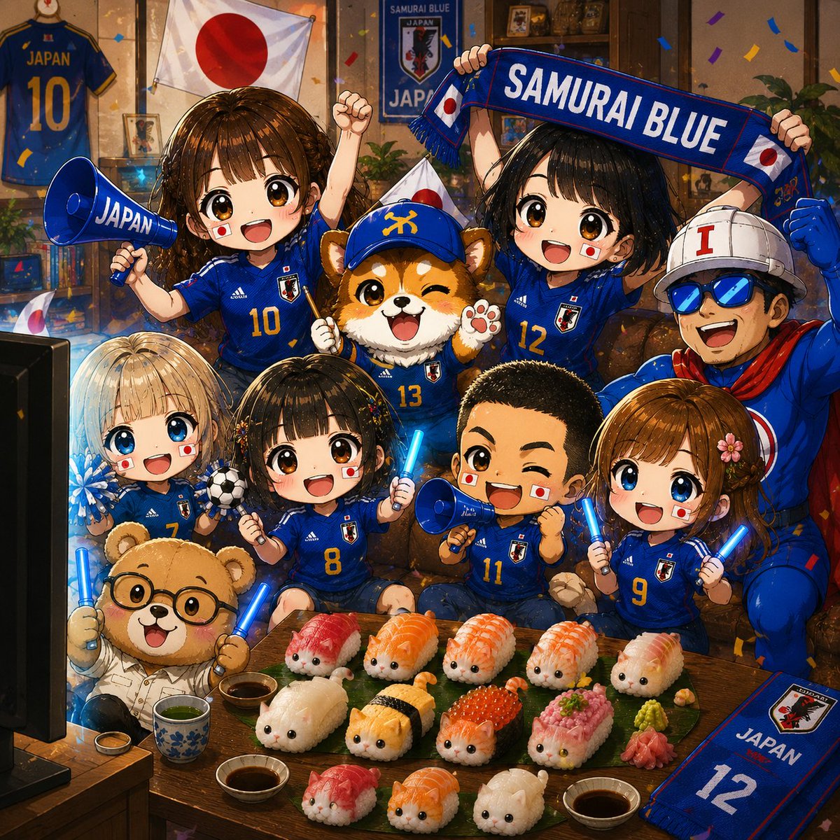 ヴィトンちゃんがサッカーオフ会やってるよー⚽️🤗 みんな集合ー