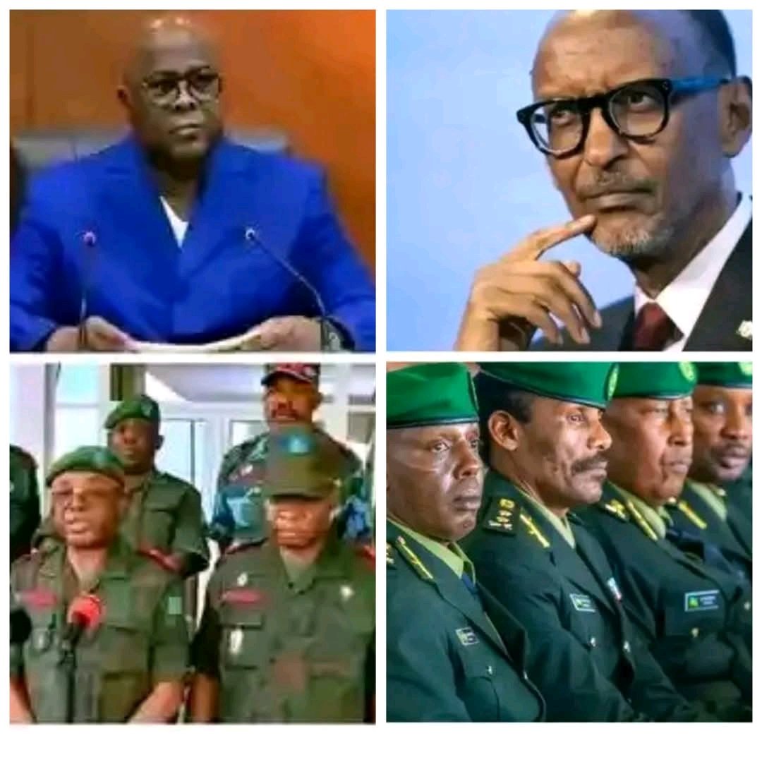mulikuza_jordan's tweet photo. ‼️🔴‼️#RDC : Si vous avez écouté très bien les discours de #Paul_KAGAME et ce que son ministre des affaires étrangères vient de dire sur la France24, il y'a deux choses selon les idées de #Paul_KAGAME et ses alliés :

1) Soit le président Félix Tshisekedi accepte le cahier des charges imposé par #paul_KAGAME pour faire la paix temporaire. 

2) Soit le fort gagne par la Guerre. 

Dans son discours, #Paul_KAGAME a glorifié son armée en montrant qu'elle prête à faire la #Guerre . 
Son ministre vient d'augmenter qu'ils ne retireront pas leurs militaires sur le territoire Congolais. 

#NB : Ce que je peux seulement suggèrer, le président #Félix_Tshisekedi a l'obligation de changer les officiers traîtres pour faire la Guerre décisive. 

Un conseil : pas la #Guerre avec ces officiers kabilistes.

Le président Félix Tshisekedi peut nommer les officiers subalternes des nouvelles unités aux postes stratégiques de l'armée. 
Ils n'ont aucune connexion avec le #Rwanda . 

{L'opération de l'auto-défense Maï-Maï}