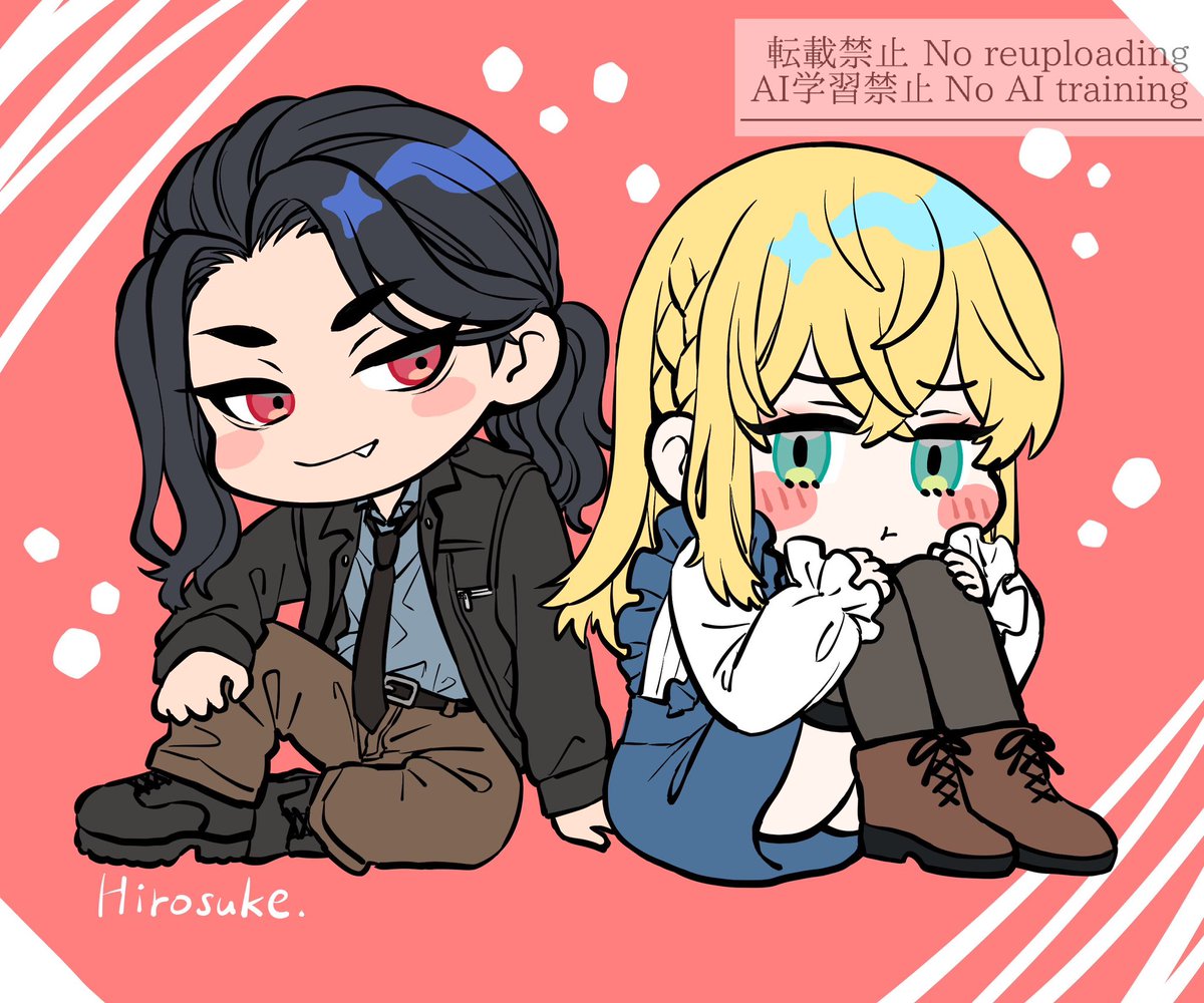 h1r0suke3's tweet photo. 🐺「ち〜はるっ」
❄️「ちはるって呼ぶのやめてください…」 https://t.co/x6TvkBqQ4K