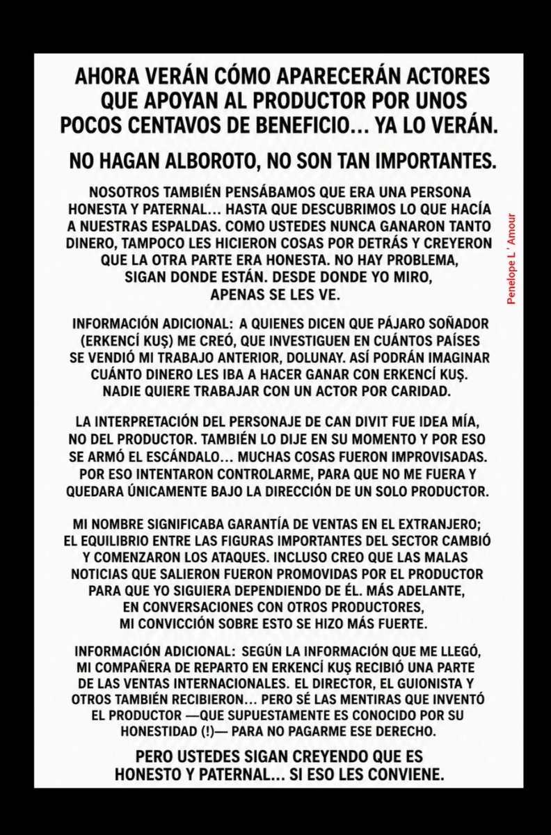 amour_penelope's tweet photo. Can no puede explicarlo mejor... con logica, con información de primera mano y señalando el origen y el causante 🙌
( se merecía la mejor  traducción posible) 

#CanYaman  ♾️ https://t.co/BqUTIPdIjh
