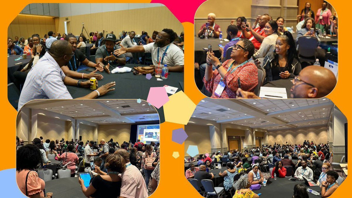 educatoralex's tweet photo. 🗣️“Celebrating Black Excellence”
🌟See you at our #ISTELive Affinity Space TODAY--MONDAY!
⏰For location & time, see ISTE app
@ISTEofficial #ISTELive26 #ISTE26 #education #classroom #edtech #K12 #teachers #Edu #teacher #librarians #futurereadylibs #tech #BlackExcellence https://t.co/Y9SpHhNuUp