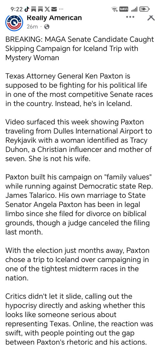 MarilynRautenb1's tweet photo. @KenPaxtonTX
#GOPFAMILYVALUES
#HypocrisyExposed
Republicans are the problem.
Republicans LIE about everything. https://t.co/DXEAiZ9g6o