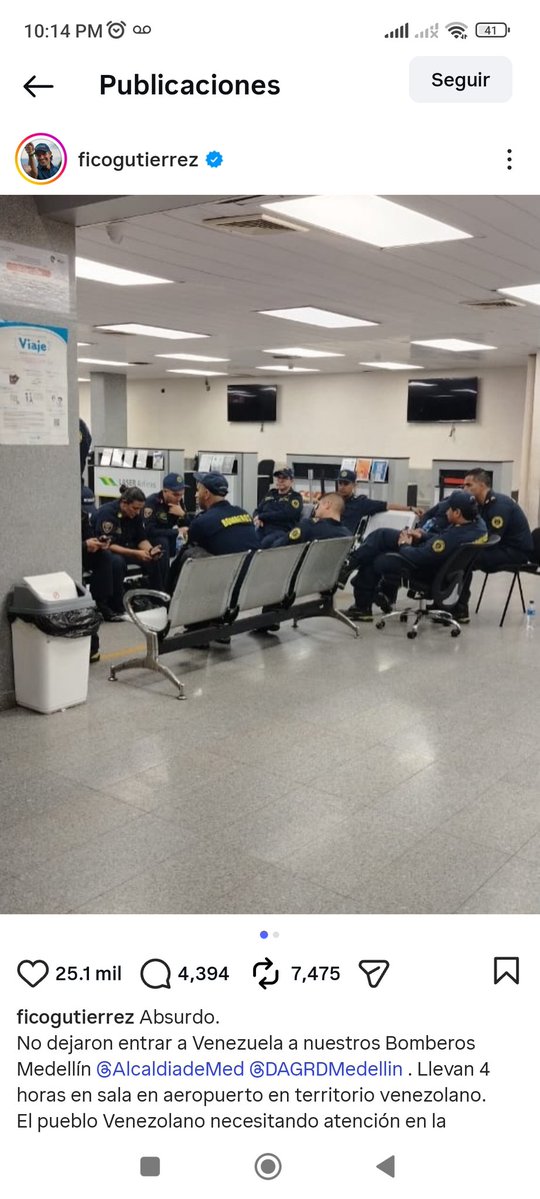AlvarinoNelly's tweet photo. @YOYOPRESS Bomberos Policías Rescatistas Topos 
Colombianos estaban en Maiquetia DIOSDADO CABELLO NO los dejó pasar a hacer su labor https://t.co/XquovmtakA