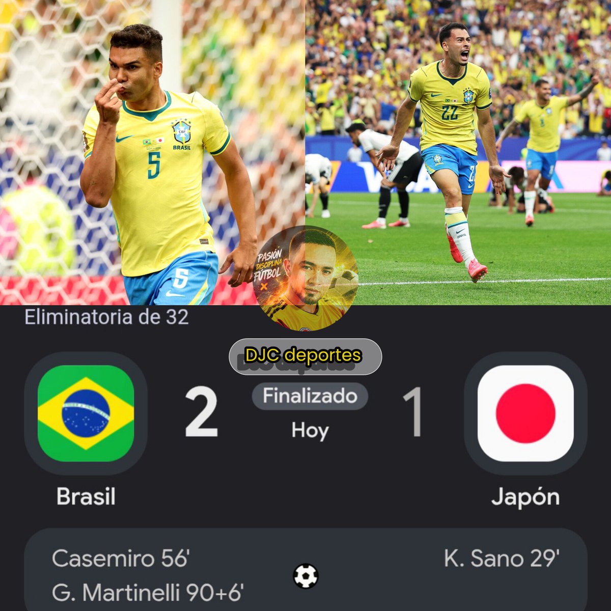 Djcdeportes87's tweet photo. 🚨🇧🇷 ¡OJO CON BRASIL!
La Canarinha clasificó... pero sufrió muchísimo ante Japón. 😳🇯🇵
Los japoneses estuvieron muy cerca de dar otro batacazo y dejaron una pregunta en el aire:
👀 ¿Con este nivel, Brasil realmente es candidato al título? 🤔🏆
#Brasil #Japon #Mundial2026 https://t.co/RZIoYbunqB