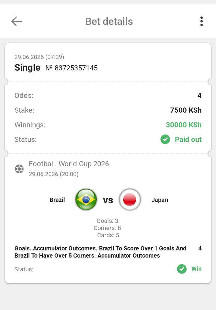 GiantTipstar's tweet photo. BOOM🥳🥳🔥WOON🥳🥳🔥

CONGRATULATIONS EVERYONE🎉🎉

30,000KES WELL PAID OUT🤑

GIANT WINNING TIPS❤️❤️

YOU BELIEVE WE WIN TOGETHER🥰💯🤞 https://t.co/1QCpK8WKV2