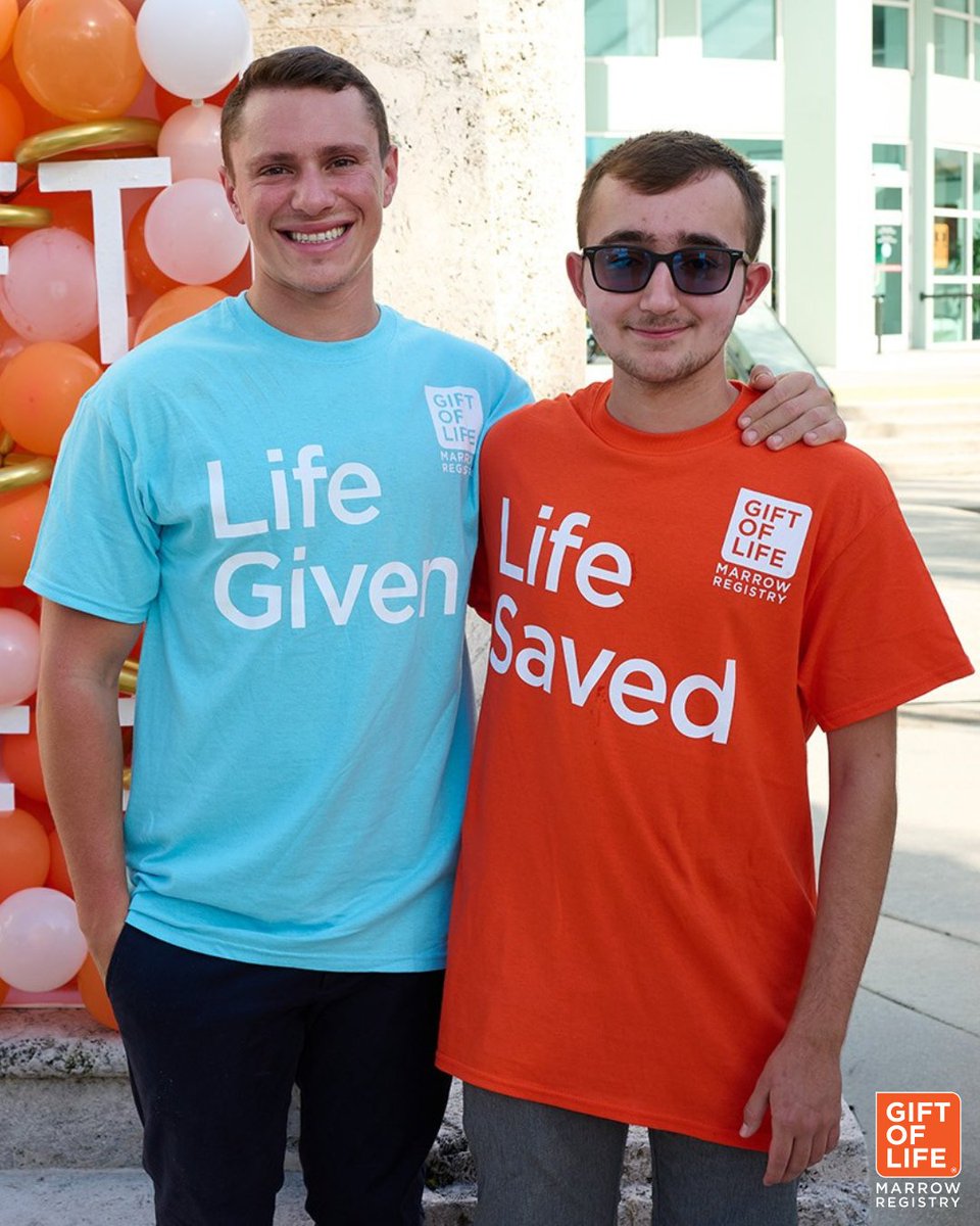 GiftofLife's tweet photo. One selfless YES changed everything—thanks to a lifesaving #StemCellTransplant, Amir’s story is proof that hope is real. Grateful for the power of community and donors like David who turn hope into happy endings. #YouCure #StemCellDonor #LifeSaved #LifeGiven https://t.co/nkyTjeQSP9