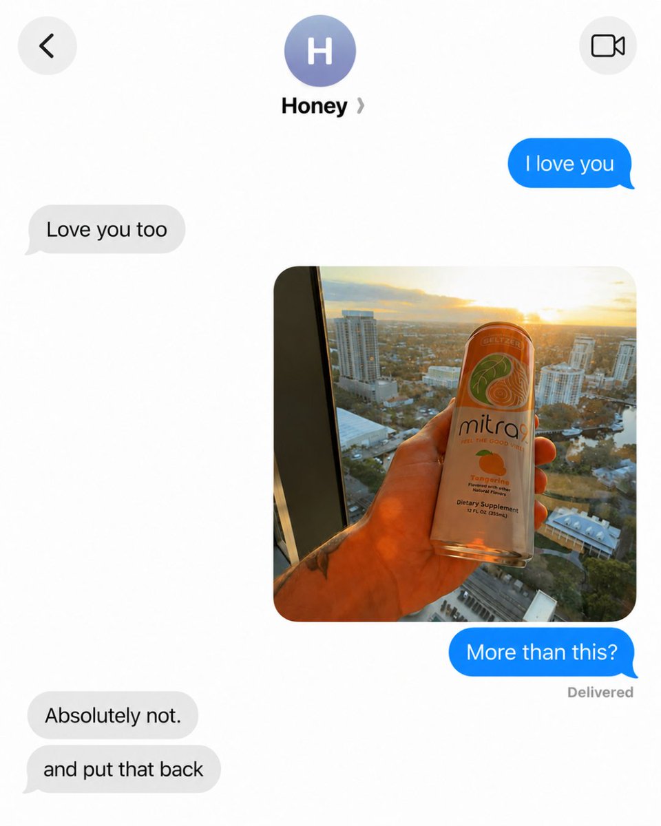 Mitra9Brands's tweet photo. threatened my relationship for a Tangerine Mitra9 👀 #RelationshipMeme #FunctionalDrink #Mitra9 #Relatable #Meme https://t.co/YmPgylSJUr