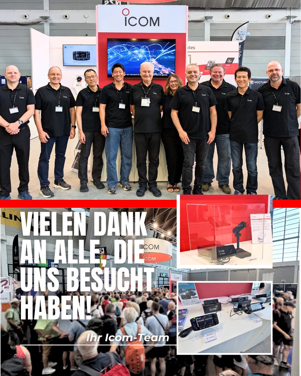 icomeurope1's tweet photo. Die HAM RADIO 2026 ist vorbei! π
Vielen Dank an alle, die trotz der Hitze den Weg zu unserem Stand gefunden haben β wir sind wirklich begeistert, wie viele von euch dabei waren.
Wir freuen uns schon jetzt auf das nΓ€chste Jahr! π
Ihr Icom-Team
#icom #hamradio #funk #verbinden https://t.co/plaoGtCRz1
