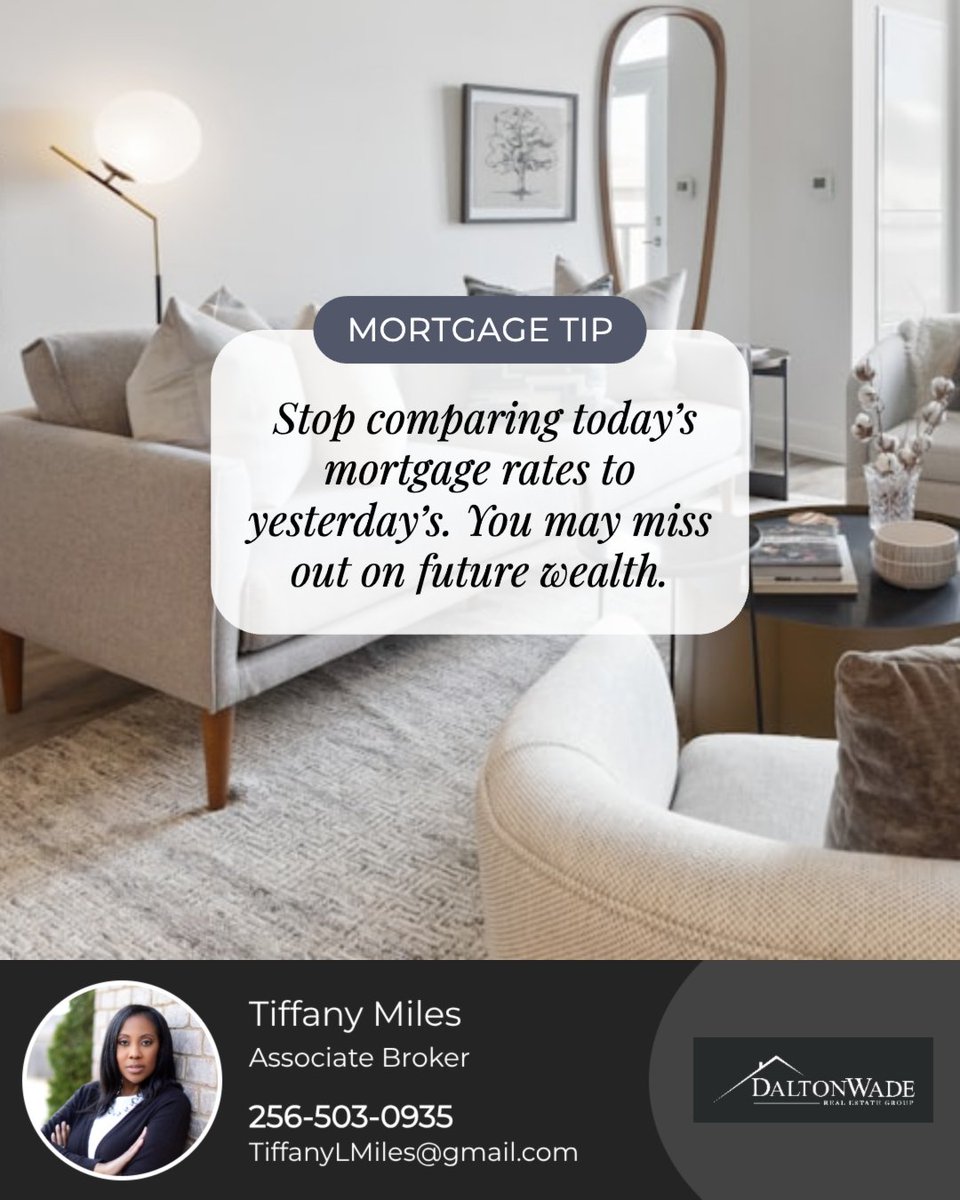RealtorTiffanyL's tweet photo. Mortgage rates will always fluctuate, and while many buyers hope for rates to return to historic lows, the reality is that timing the market perfectly is nearly impossible.

The key is making a smart, informed decision that works for your long-term goals. https://t.co/EbvMp5G9SI