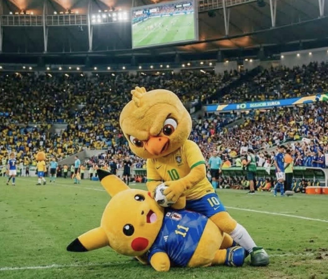 teamcomicss's tweet photo. Canarinho Pistola 2-1 Pikachu https://t.co/8gYL1Qydyg