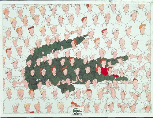 pmamtraveller's tweet photo. Vintage Lacoste poster https://t.co/Ta6uEJ3ZIx