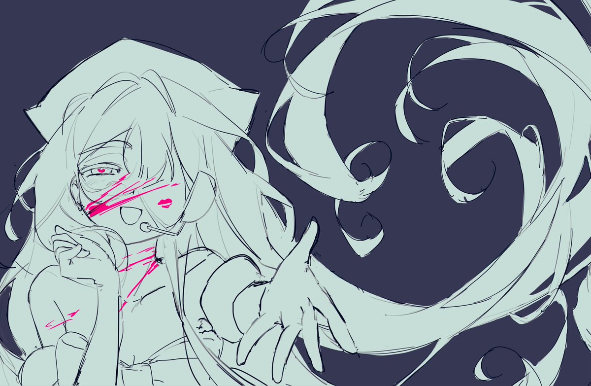 fancylxncy's tweet photo. First time drawing a character that isn’t Luka or hyuna kinda nervous https://t.co/iXgNiuvVLE