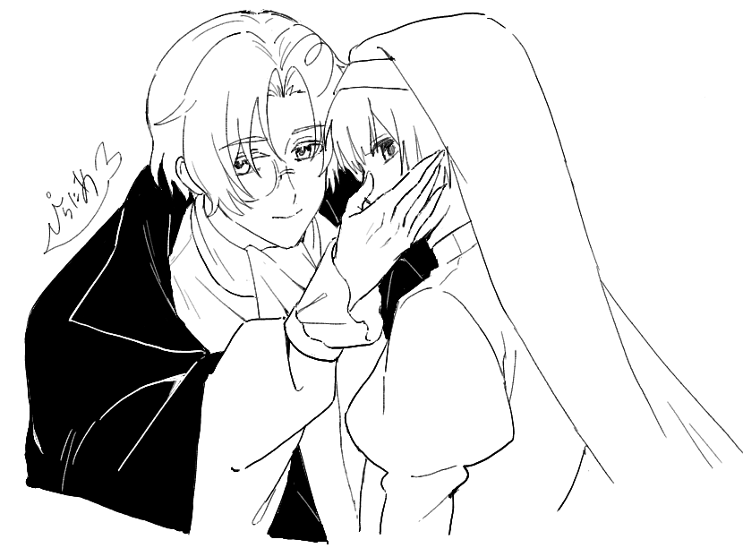 gorigori_pira's tweet photo. 絵🍵マシュ菊 https://t.co/q9TnhG19H8