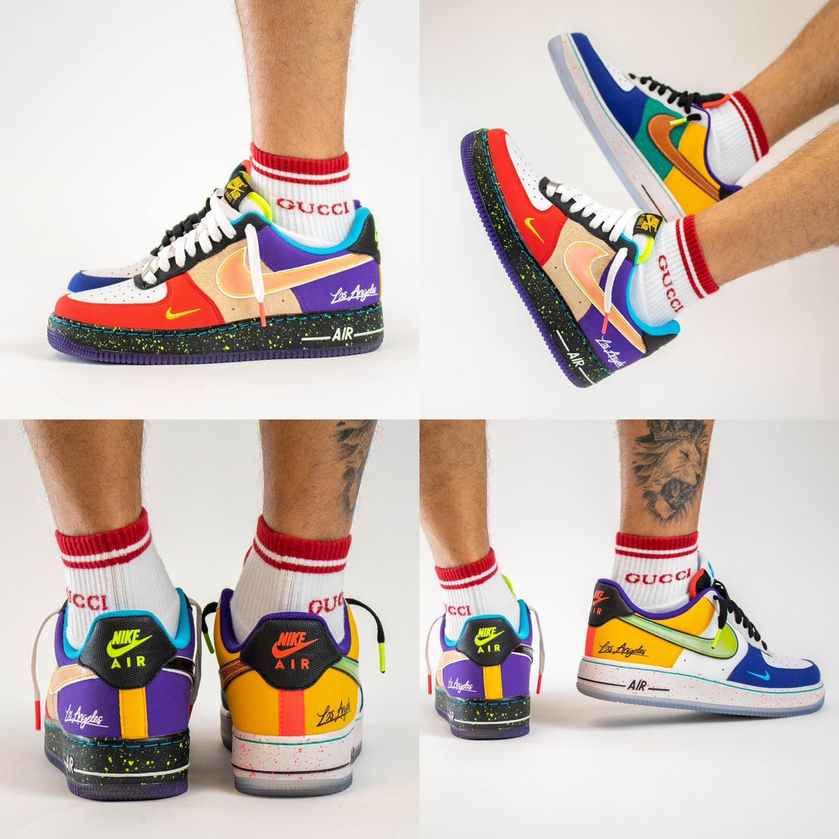 insanesneaker's tweet photo. Nike Air Force 1 Low ‘What The LA’ Returns in Holiday 2026 🎨 https://t.co/7VWCD5YVoE
