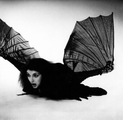 tuesdaywood's tweet photo. kate bush dressed as a bat, 1979 https://t.co/kNpqkbotd7