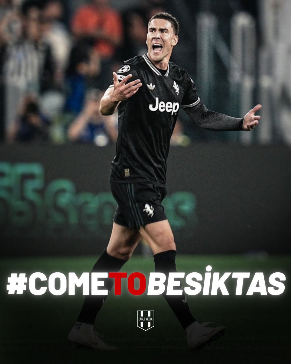 Eaglemedia__'s tweet photo. Beşiktaş taraftarı, #ComeToBeşiktaşVlahovic etiketi ile Vlahovic'i çağırıyor. https://t.co/z6H5pqRTUt