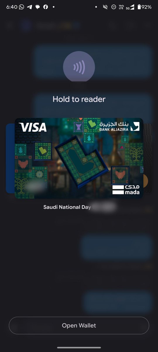 FinTech_KSA's tweet photo. 🚨 منقول
وصلت واجهة الدفع الجديدة لخدمة Google Pay
لهواتف الأندرويد غير البكسل، ويتم الدفع بضغطتين على الزر الجانبي بواجهة مميزة ✨ 👍

الجوال بالصورة Motorola Edge 50 Pro 🔥📱 https://t.co/J9pC93Kthw